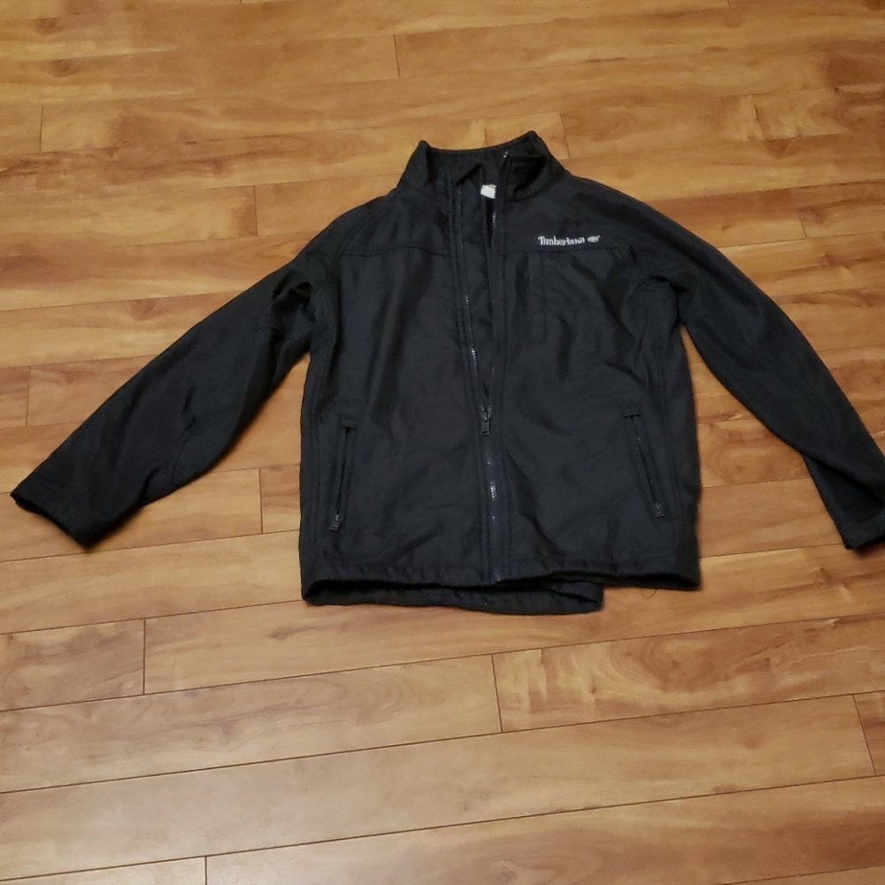 Timberland black zip up jacket